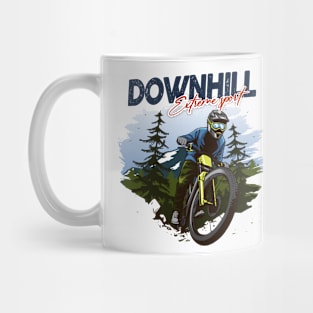 Downhill Extreme Sport Mug